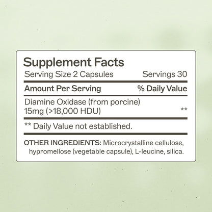 Amy Myers MD Histazyme DAO Enzyme Supplement – Digestive Support for Histamine Sensitivity, 60 Capsules