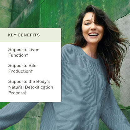Amy Myers MD Liver Support with Selenium, Milk Thistle & Turmeric - 60 Capsules