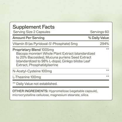 NeuroLive by Amy Myers MD – Brain Health & Focus (Vitamin B) – Gluten-Free, 120 Caps