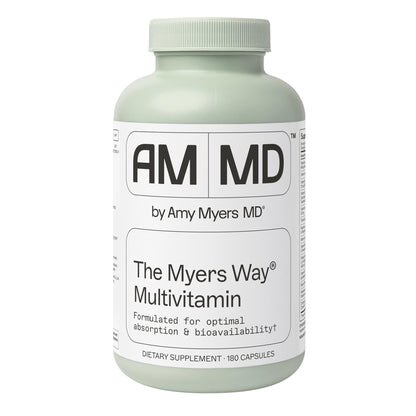 Amy Myers MD The Myers Way Multivitamin – Gluten-Free, Iron-Free Daily Support for Immune & Thyroid Health