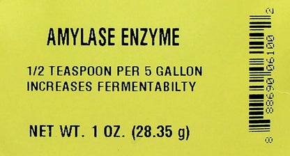 Amylase Enzyme 1 Oz – Liquefaction for Brewing Mashes