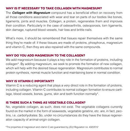 Ana Maria Lajusticia - 3 Pack High Absorption Collagen Pills with Magnesium | Healthy Skin, Nails, Hair and Ligaments