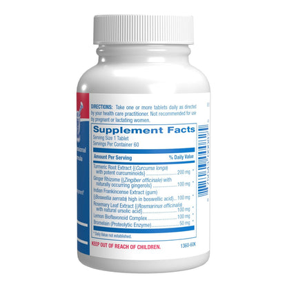 Pro ENZ Joint Support Supplement by Anabolic Laboratories – Turmeric, Boswellia + Enzymes (60 Tablets)