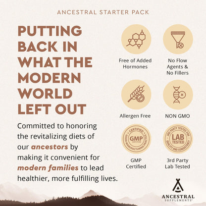 Ancestral Beef Organs Stack Variation – Organs Starter Pack | Ancestral Supplements