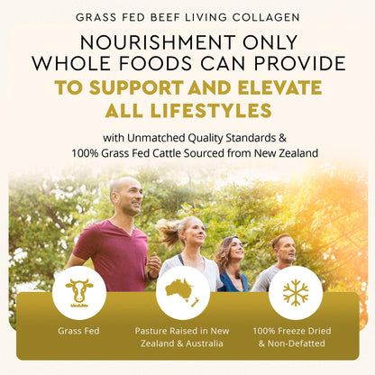 Ancestral Supplements Grass-Fed Beef Living Collagen – 3000mg, 180 Capsules, Type II