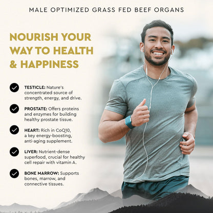 Ancestral Mofo for Men – Grass-Fed Beef Organs | Energy & Vitality