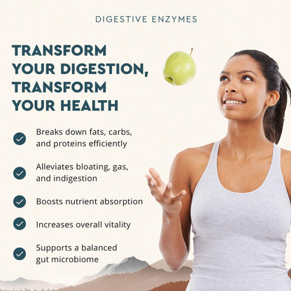 Ancestral Supplements Digestive Enzymes for Women & Men – Probiotics & Grass-Fed Organs, 90 Capsules