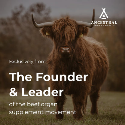 Ancestral Supplements Grass-Fed Beef Brain and Liver Capsules – Whole Food Brain Support