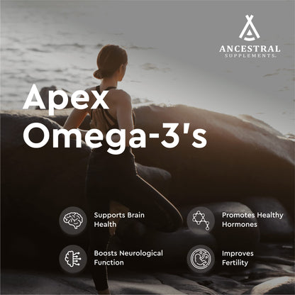 Ancestral Supplements Wild Caught Fish Eggs – 2400mg Omega-3, 180 Capsules