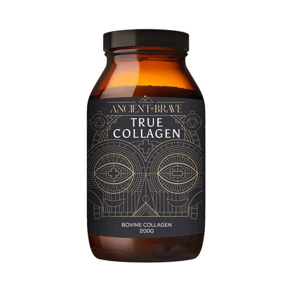 Ancient + Brave True Collagen Powder 7.05oz – EU Grass-Fed Collagen Peptides for Women