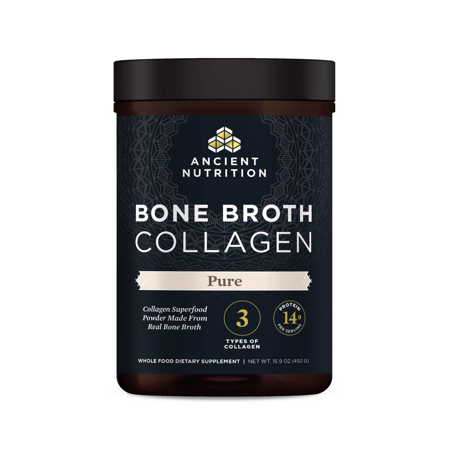 Ancient Nutrition Bone Broth Collagen Powder – Multi-Collagen Peptides, 30 Servings