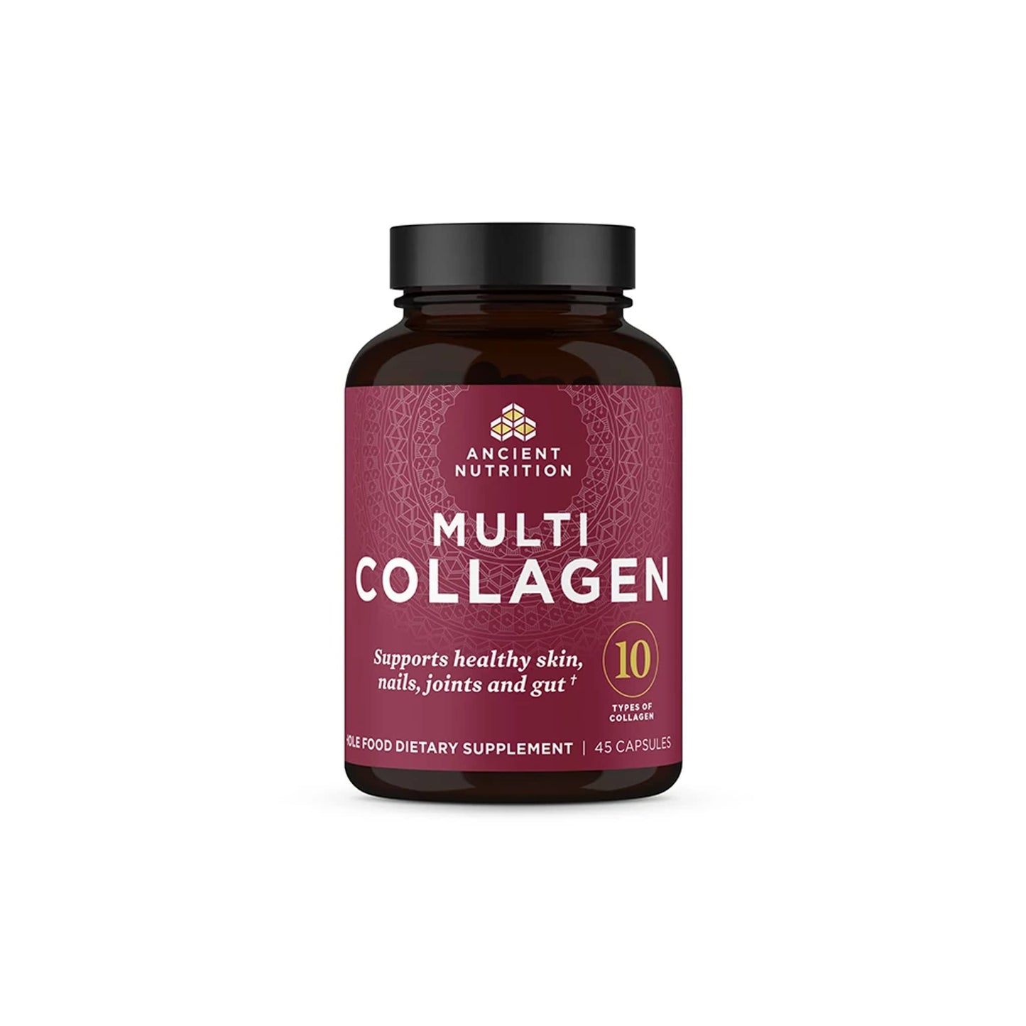 Ancient Nutrition Collagen Pills – Hydrolyzed Multi-Collagen, 45 Count