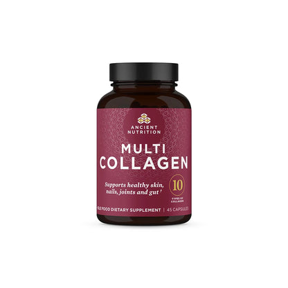 Ancient Nutrition Collagen Pills – Hydrolyzed Multi-Collagen, 45 Count