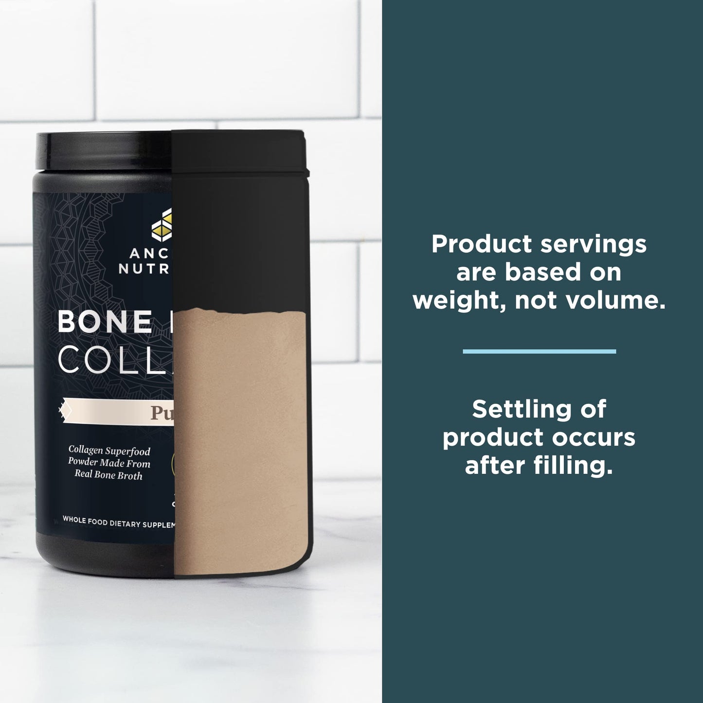 Ancient Nutrition Bone Broth Collagen Powder – Multi-Collagen Peptides, 30 Servings