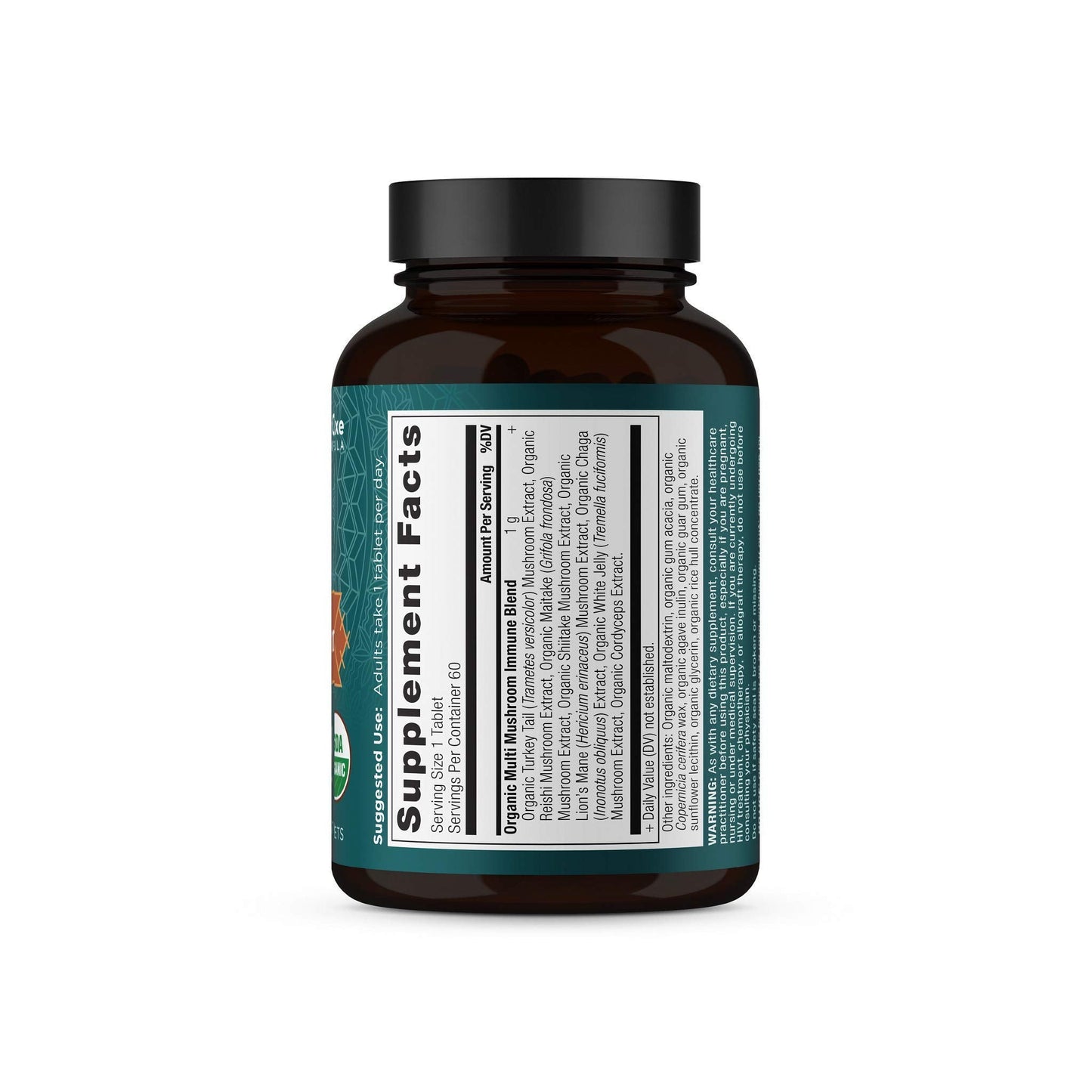 Ancient Nutrition Organic Multi Mushroom Immune Support - 60 Count