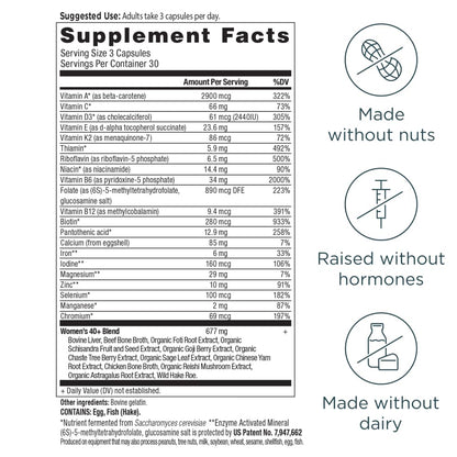 Ancient Nutrition Multivitamin for Women 40+ – Immune Support & Bone Health, 90 Capsules