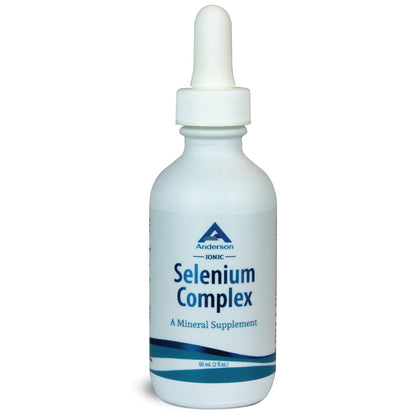 Anderson Ionic Selenium Complex – Liquid Selenium Drops for Thyroid & Immune Support | 2 fl oz, 40 Servings