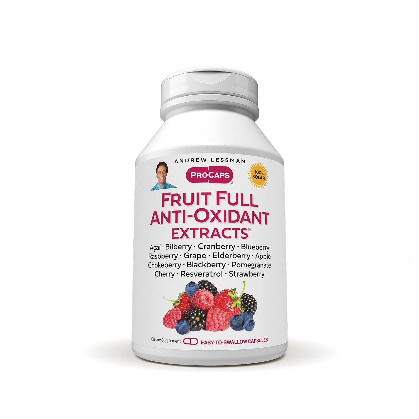 ANDREW LESSMAN Fruit Full Anti-Oxidant Extracts – 360 Capsules | 14 Fruit & Berry Extracts