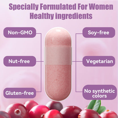 AnFamer Vaginal Probiotics for Women – 30B CFU, 60 Capsules