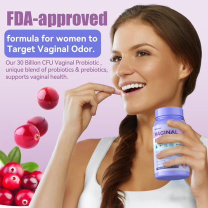AnFamer Vaginal Probiotics for Women – 30B CFU, 60 Capsules