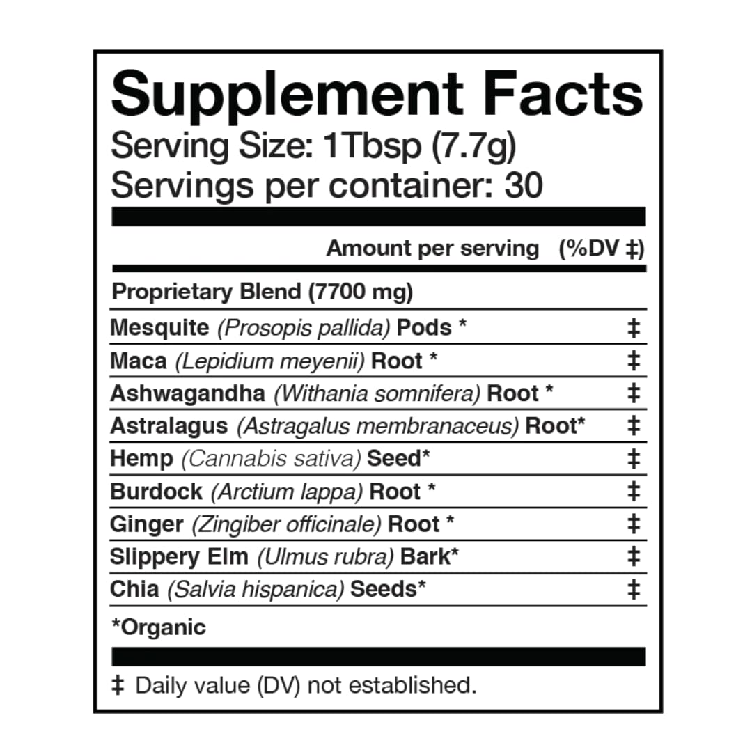 Anima Mundi Qi Energy & Protein Powder – Adaptogenic Mood Support