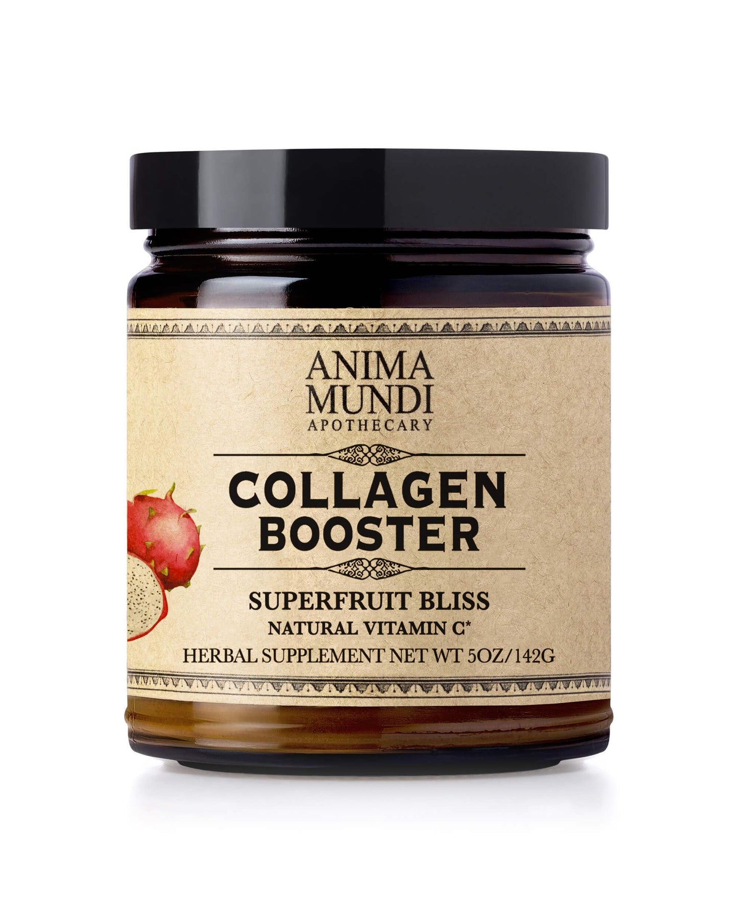 Anima Mundi Apothecary Vegan Collagen Booster Powder – Superfruit Bliss (5oz) | Skin, Hair & Nails
