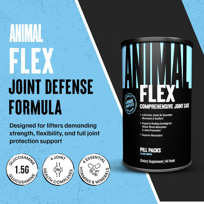 Animal Flex – Glucosamine Chondroitin Joint Support for Men & Women | Turmeric & Boswellia