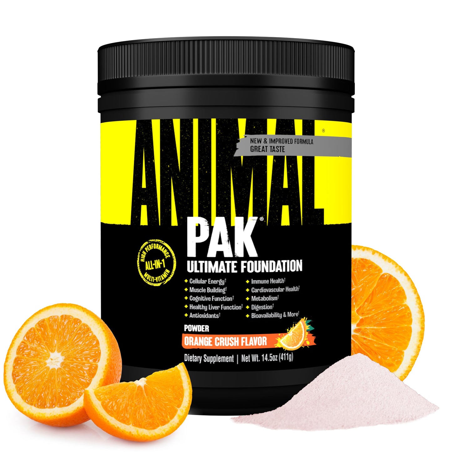 Animal Pak All-in-One Vitamin Powder — Daily Multivitamin for Men & Women (60 Scoops)