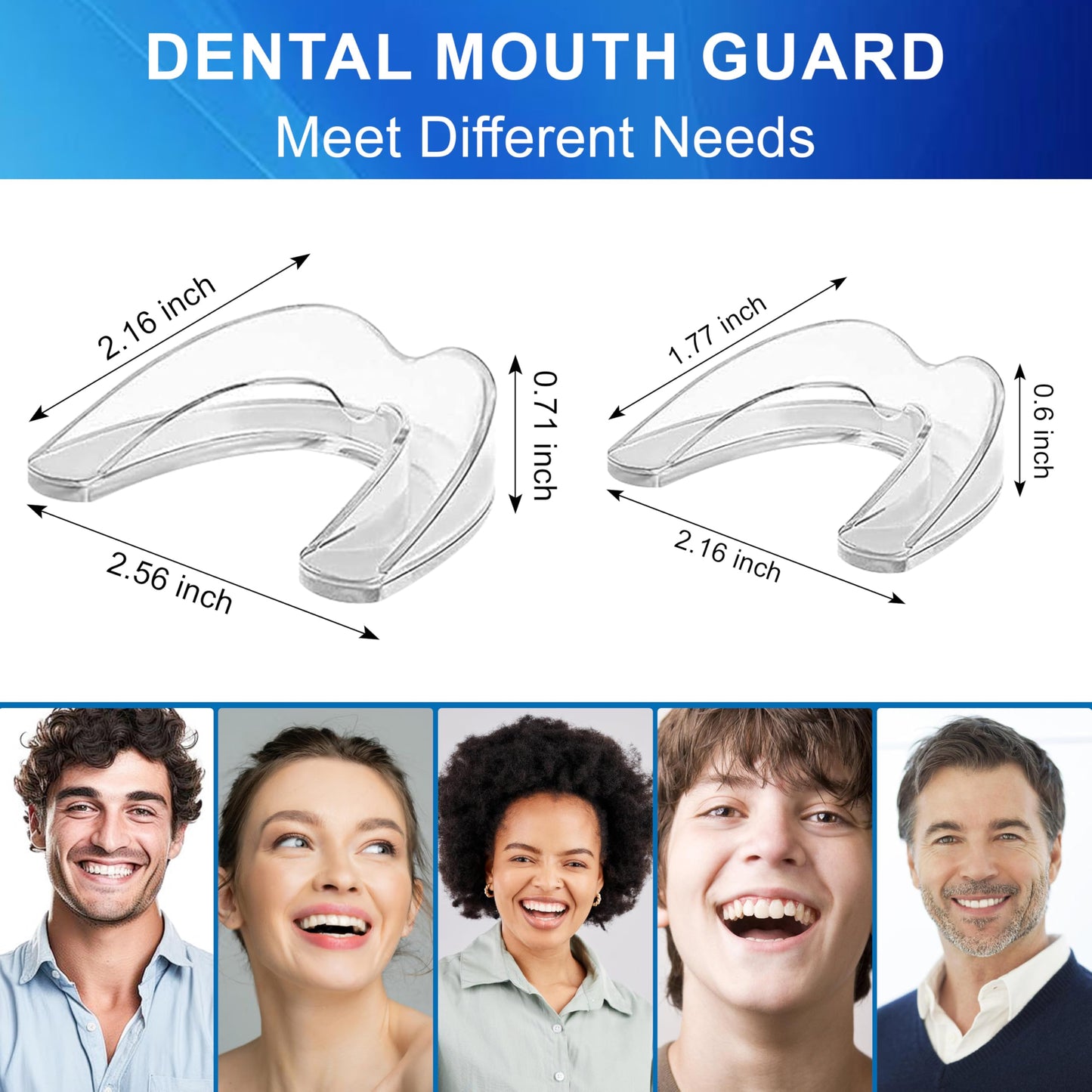 Anti Grinding Mouth Guard for Night Teeth Clenching - 4 Pack