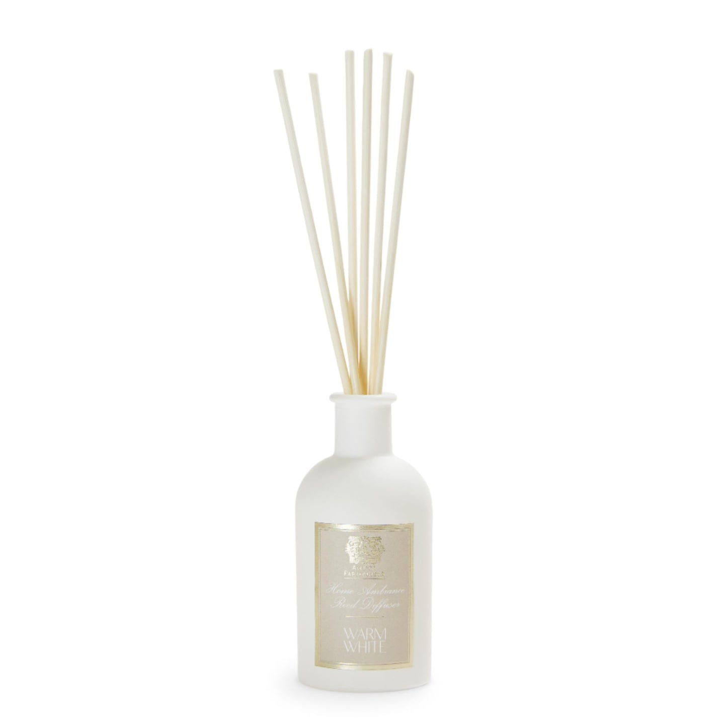 Antica Farmacista Home Ambiance Diffuser – Warm White, 3.4 fl oz | Long-Lasting Luxury Reed Diffuser Gift