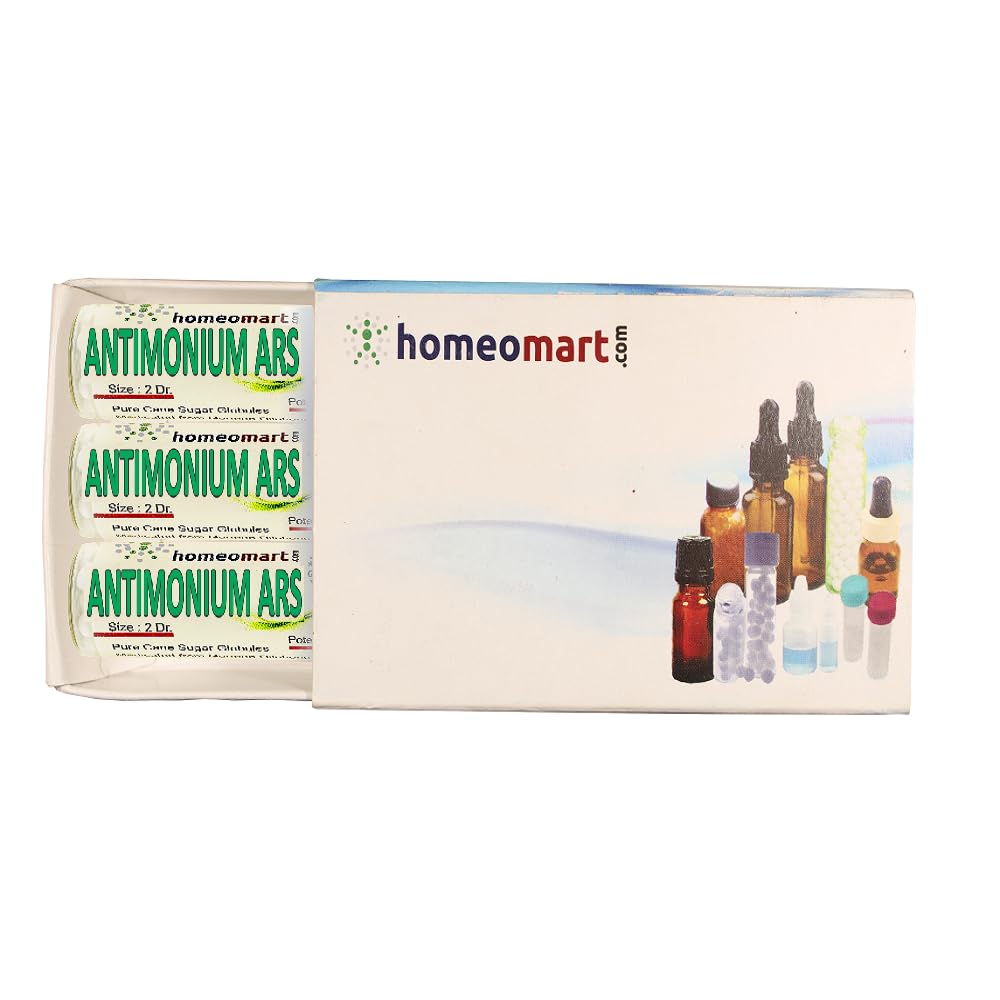 Antimonium Arsenicicum Homeopathy Pellets 30C Potency – Pack of 3 | HomeoMart