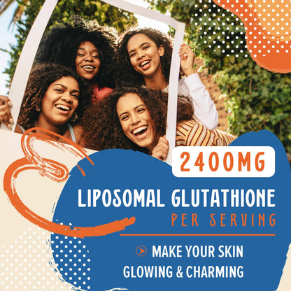 Prunucis 2400MG Liposomal Glutathione — Vitamin C, Milk Thistle, Alpha-Lipoic Acid, 480 Softgels