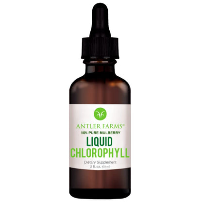 Antler Farms – 100% Natural Liquid Chlorophyll Drops, 12,000 mg, Mint Flavor, 60 Servings