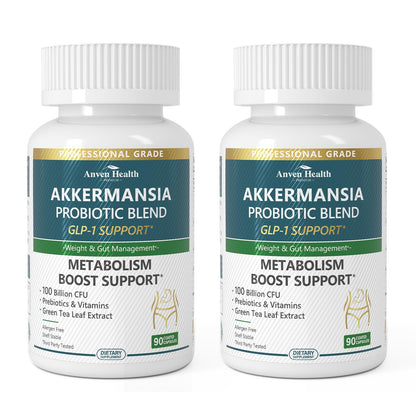 Anven Health GLP-1 Probiotic + Prebiotic, 100B CFU – 180 Capsules