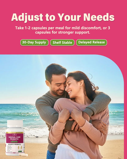 Anven Health Vaginal Probiotics for Women – 60B Probiotic + Prebiotic, pH Balance, Cranberry, Saffron & Chasteberry, 270 Caps