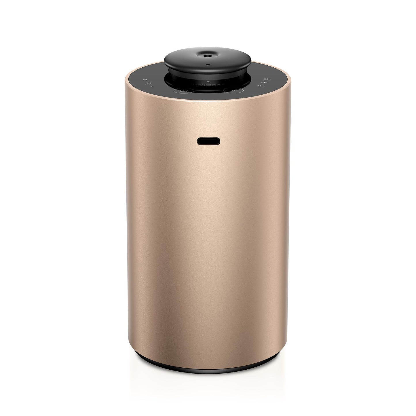 Waterless Essential Oil Diffuser – ANX Desert Titanium, 3 Mist Levels & 4 Timers