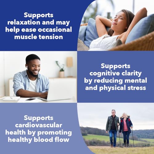LifeSeasons Anxie-T Plus - Extra Strength Stress Relief Supplement for Calm Mood & Focus