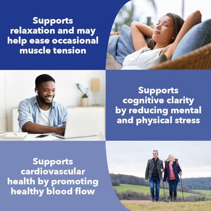 LifeSeasons Anxie-T Plus - Extra Strength Stress Relief Supplement for Calm Mood & Focus
