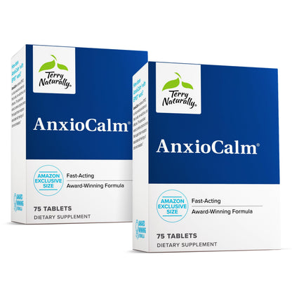 Terry Naturally AnxioCalm – Calming Support with Narrow-Leaved Coneflower (75 Tablets)