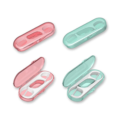 AOCEAN Dental Floss Picks - Travel Floss with Toothpicks (40Pcs) + 4 Storage Cases
