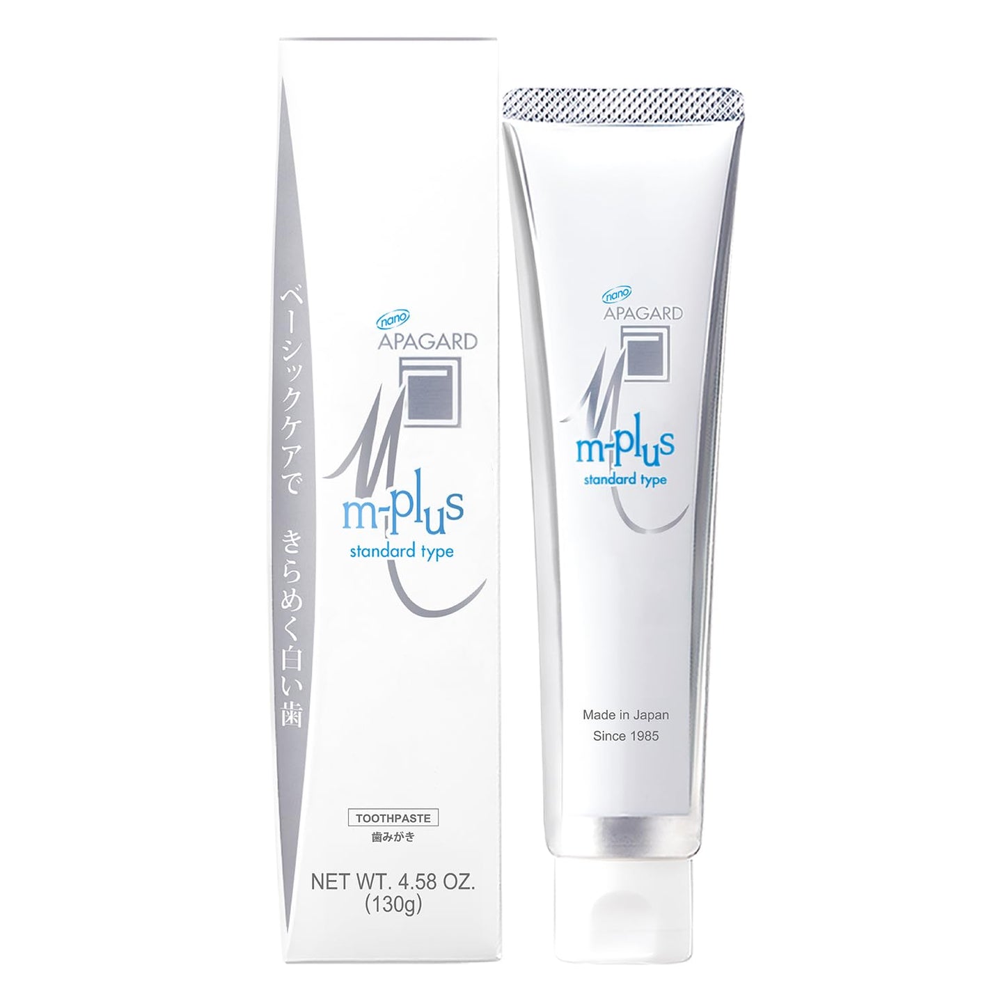 APAGARD M-Plus Nano-Hydroxyapatite Toothpaste – Fluoride-Free, 130g, Family Size