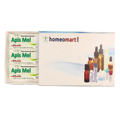 Apis Mellifica 200C Homeopathy Pellets – Pack of 3