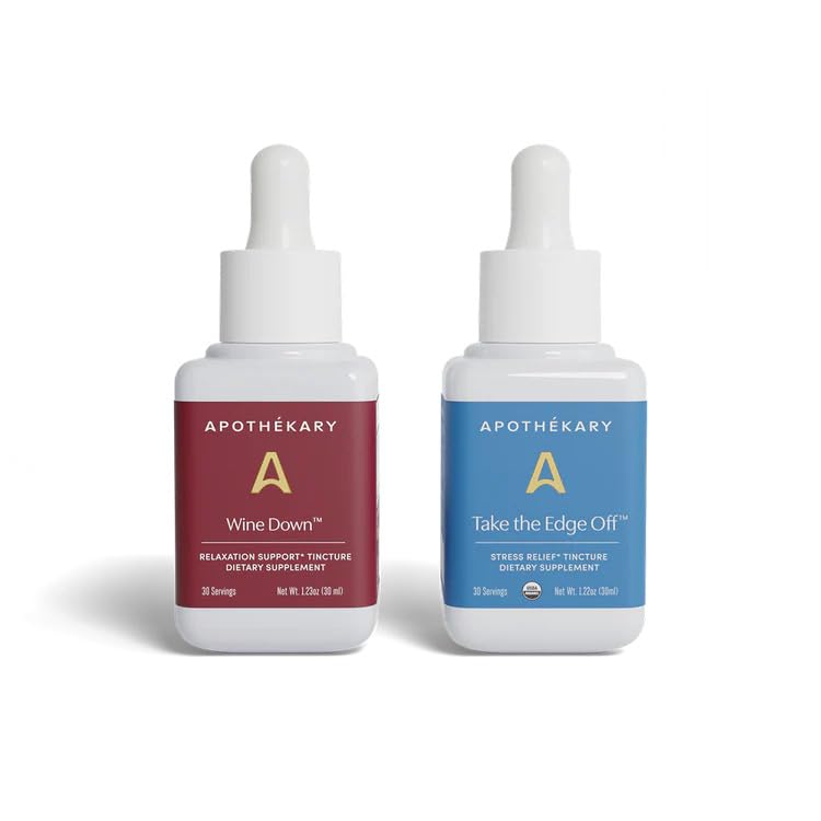 Apothékary All Day Stress Duo 30 ml | Plant-Based Mind & Body Support