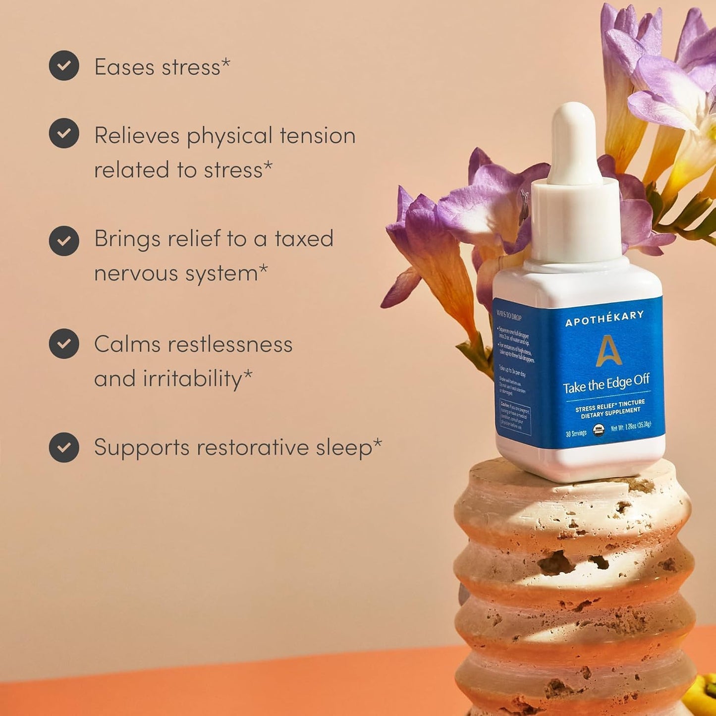 Apothékary All Day Stress Duo 30 ml | Plant-Based Mind & Body Support
