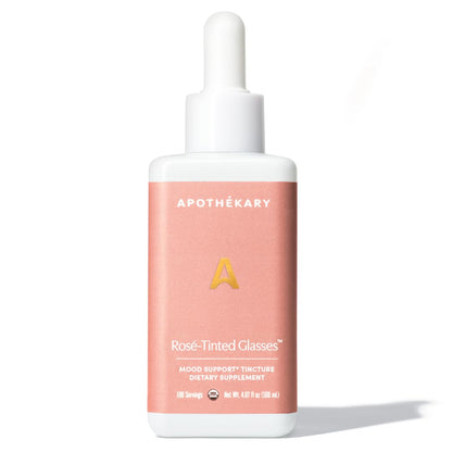 Apothékary Rosé-Tinted Glasses: Alcohol-Free Drops for Mood, Focus, and Glow