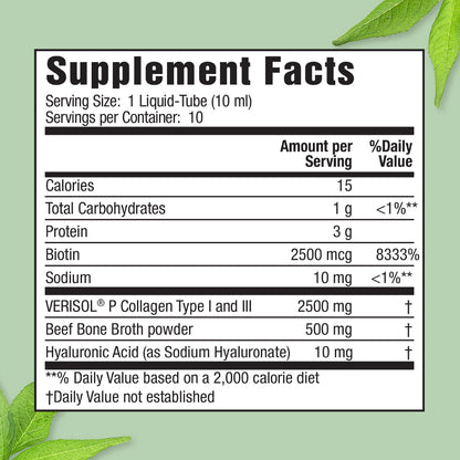Applied Nutrition Liquid Collagen + Hyaluronic Acid – Skin & Nail Restoration (30 Servings, Pack of 3, Mixed Berry)