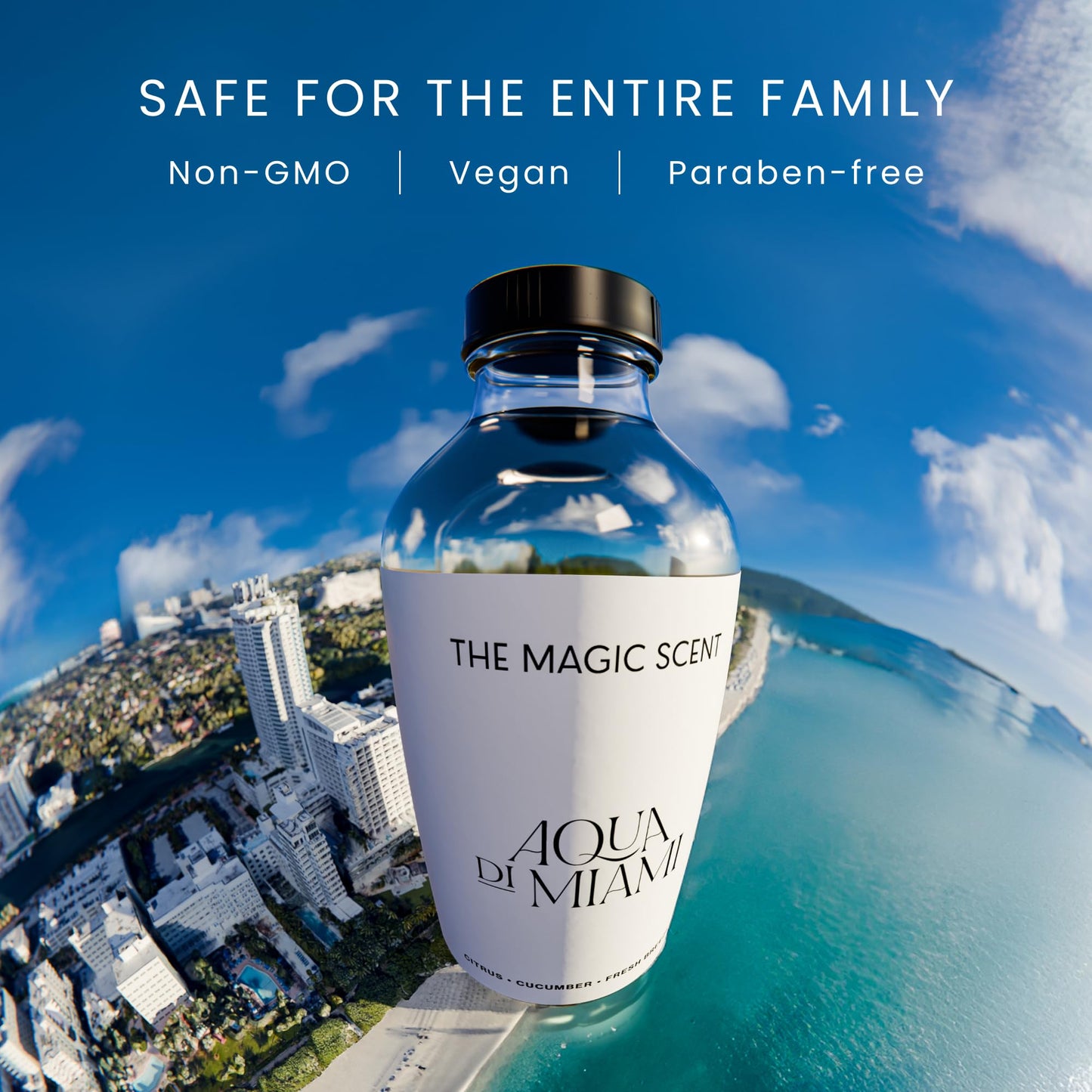 The Magic Scent Aqua di Miami Diffuser Oil – Luxury Hotel & Home Scents | 16.9 fl oz (500 mL)