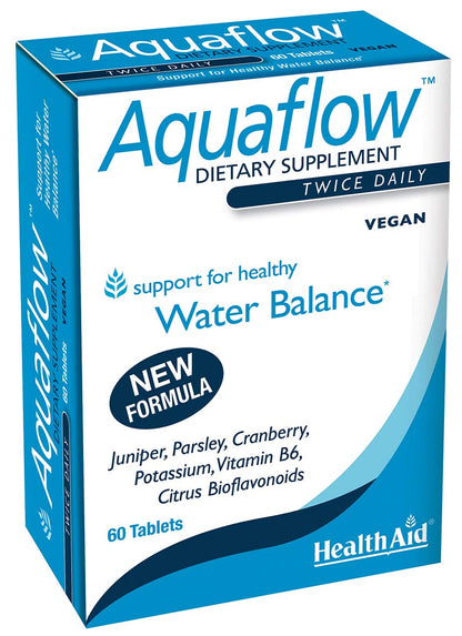 Aquaflow 60ct – Vegan Water Balance Support & Reduces Water Retention