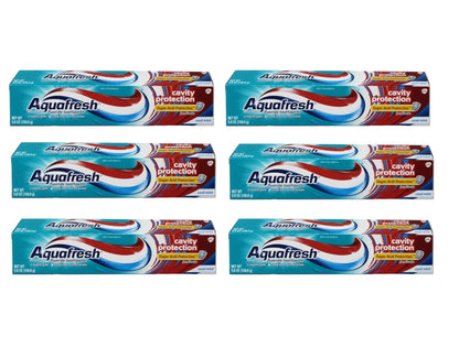 Aquafresh Cavity Protection Toothpaste Cool Mint 5.6 oz Pack of 6