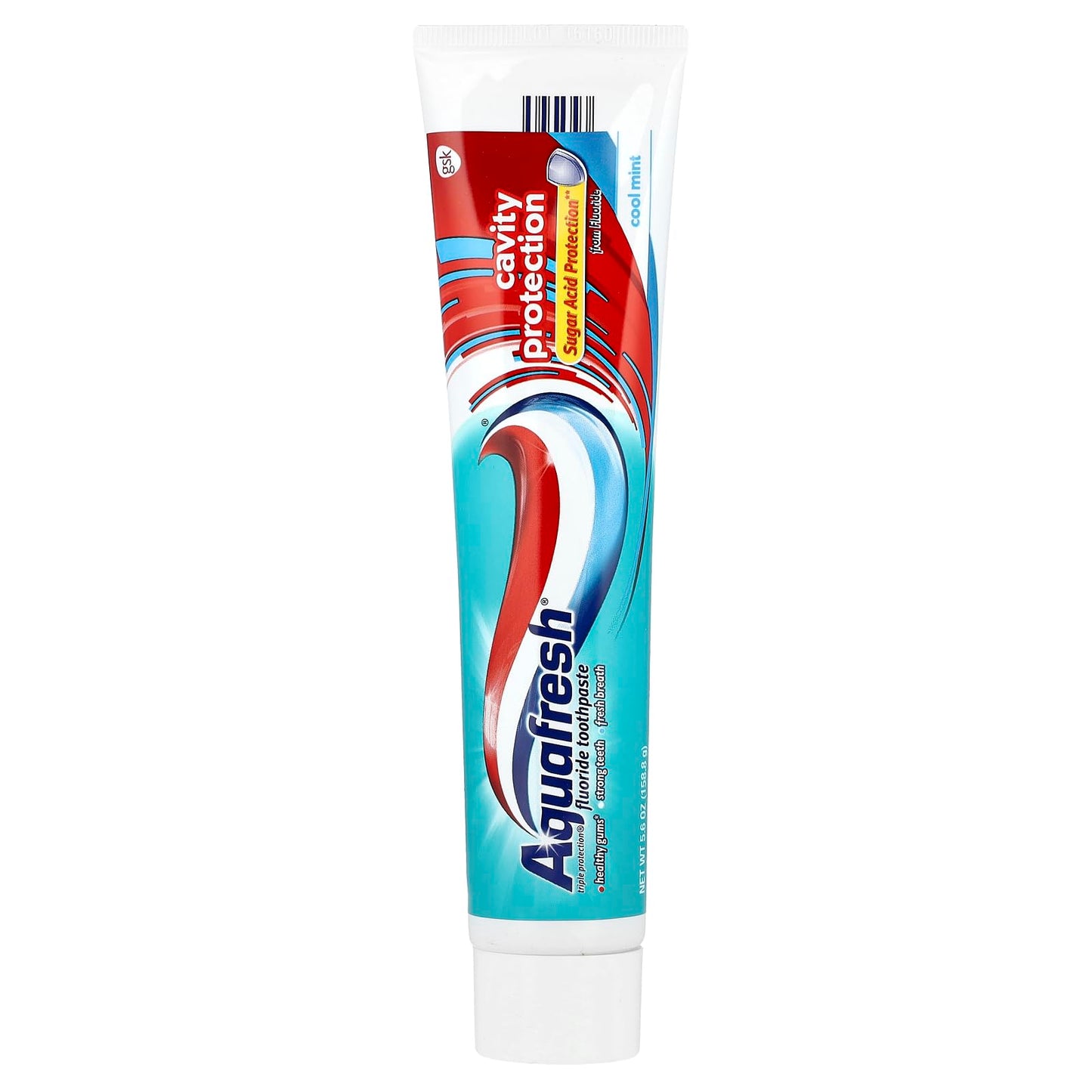 Aquafresh Cavity Protection Toothpaste - Cool Mint 5.6 oz (12 Pack)